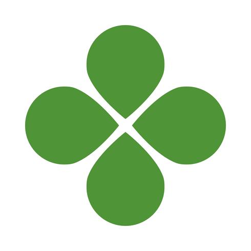 Lucky Irish Clover for St. Patrick's Day vector