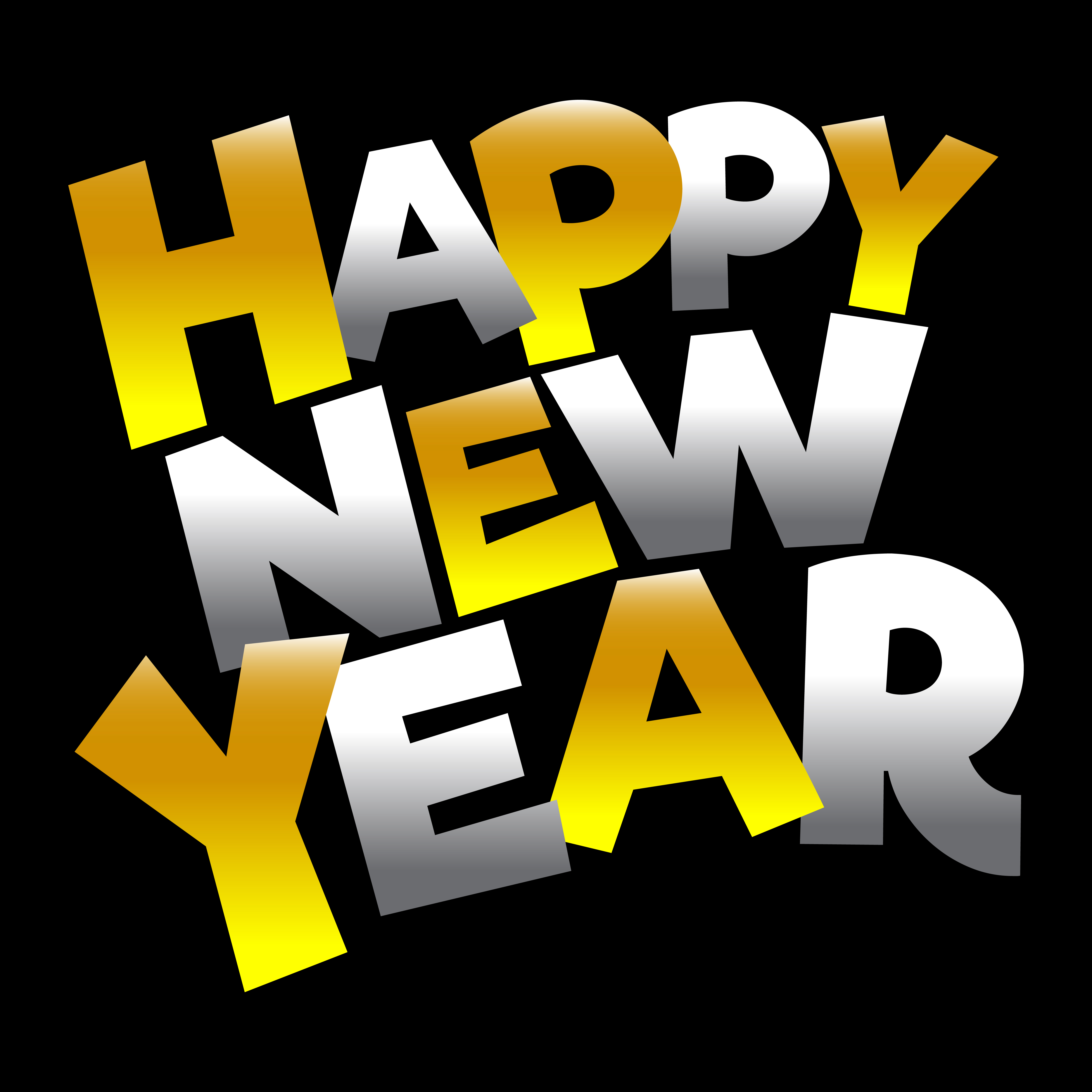 Happy New Year Vectors Photos Cantik