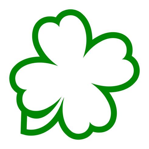 Lucky Irish Clover for St. Patrick's Day vector