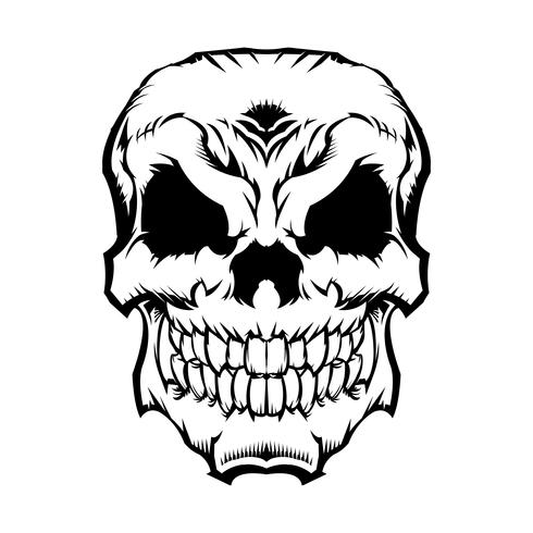 Skull graphic vector