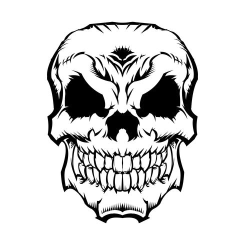 Skull graphic vector