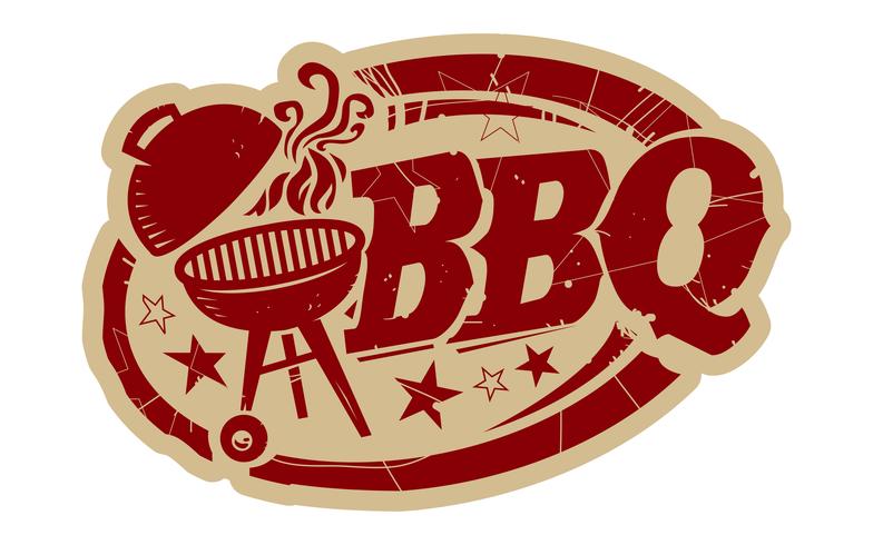 BBQ Grill vector icon