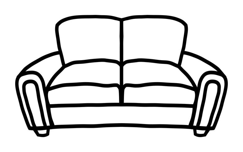 Couch vector icon