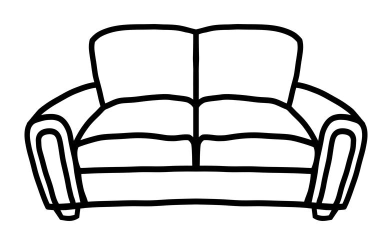 Couch vector icon