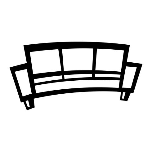 Couch vector icon