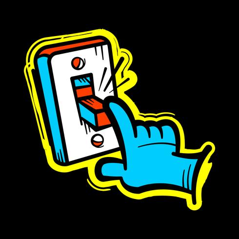 Lightswitch vector icon