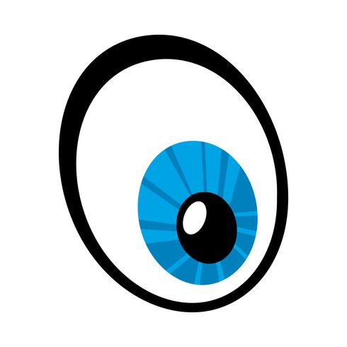 Icono de vector de ojo