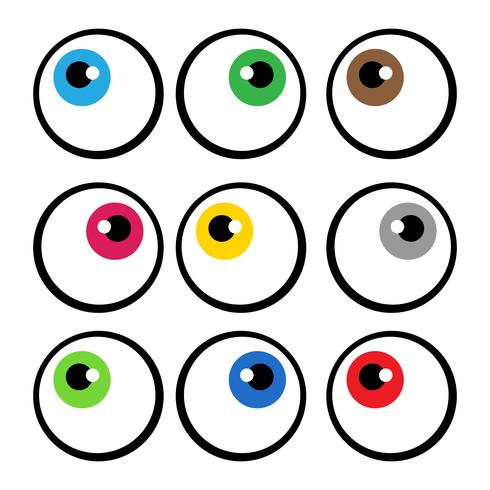 Icono de vector de ojo