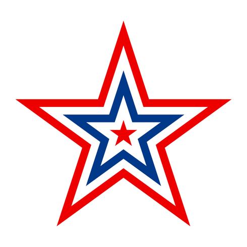 America star vector icon