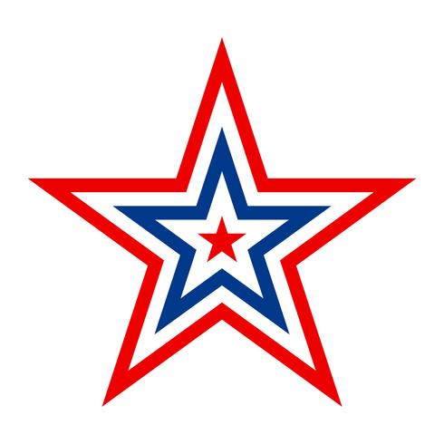 America star vector icon