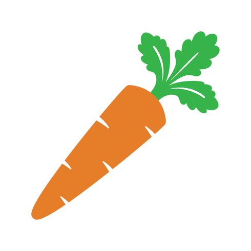 Cartoon Carrot Vegetable vector