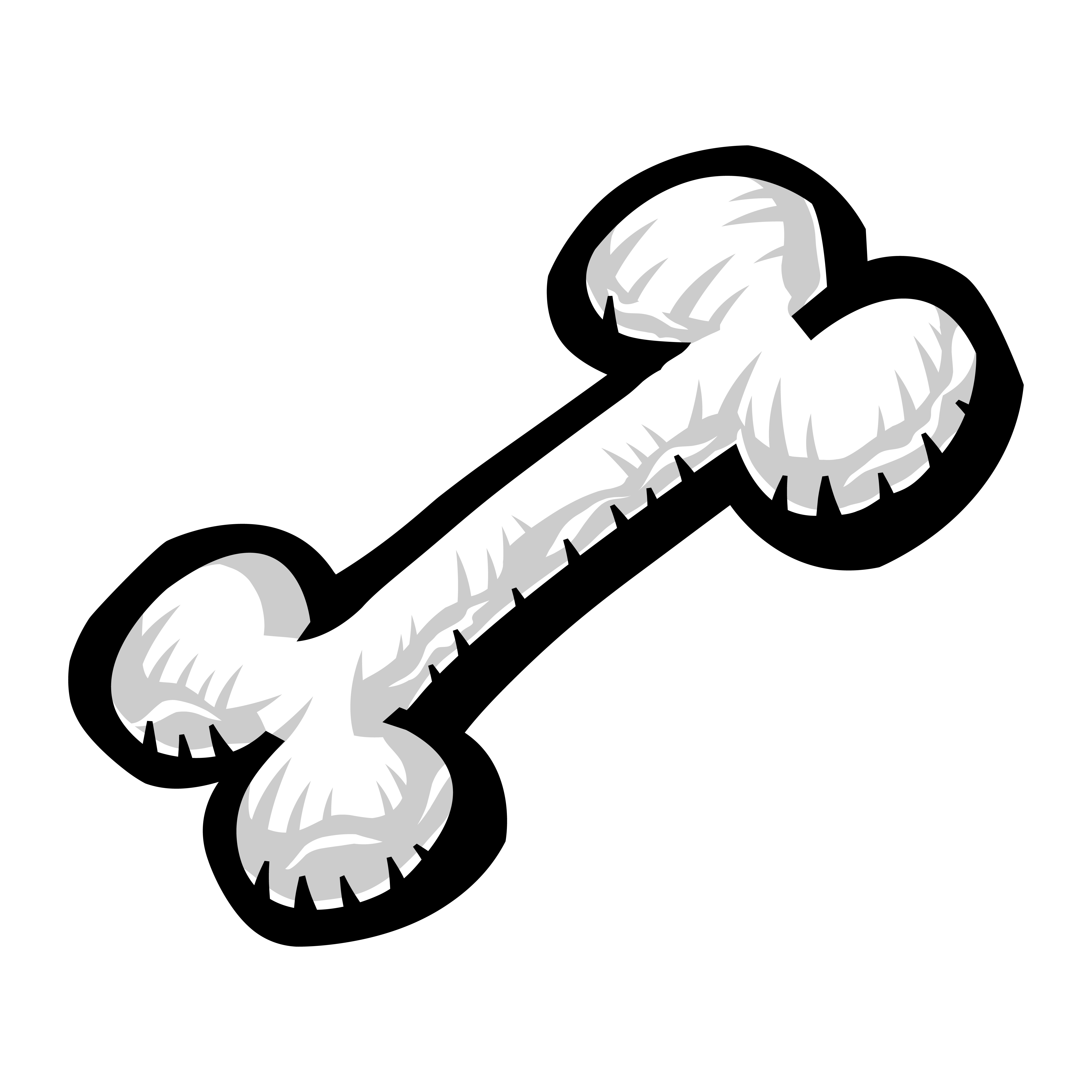 Download Bone vector icon - Download Free Vectors, Clipart Graphics ...
