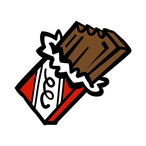 chocolate bar cartoon vector