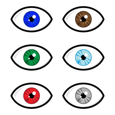 Icono de vector de ojo