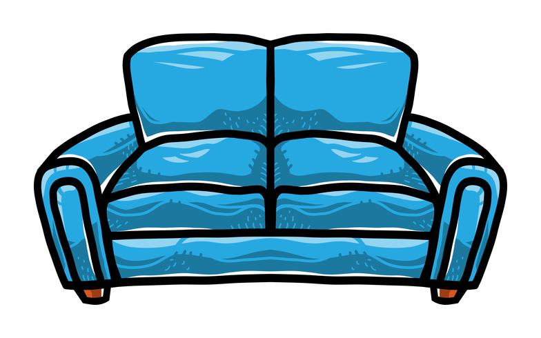 Icono de vector de sofá