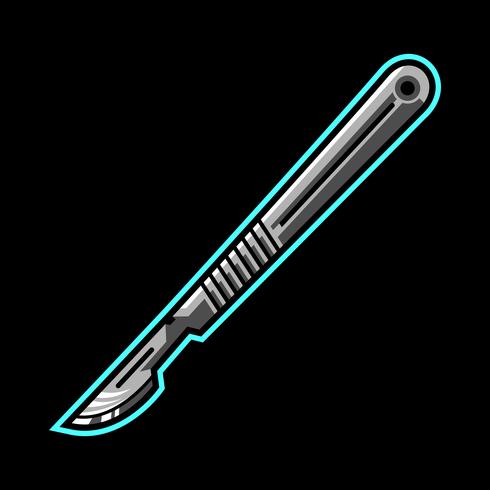 Medical Surgery Scalpel Tool vector