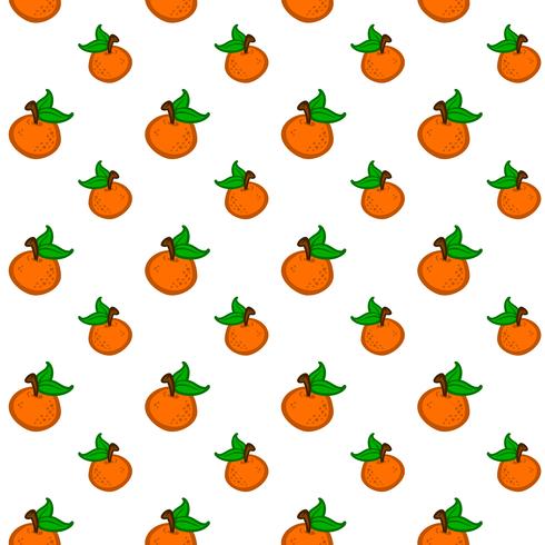 Ilustración de fruta naranja vector