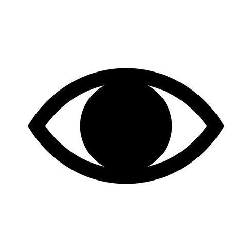 Eye vector icon