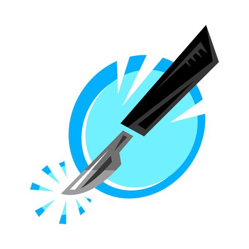 Medical Surgery Scalpel Tool vector