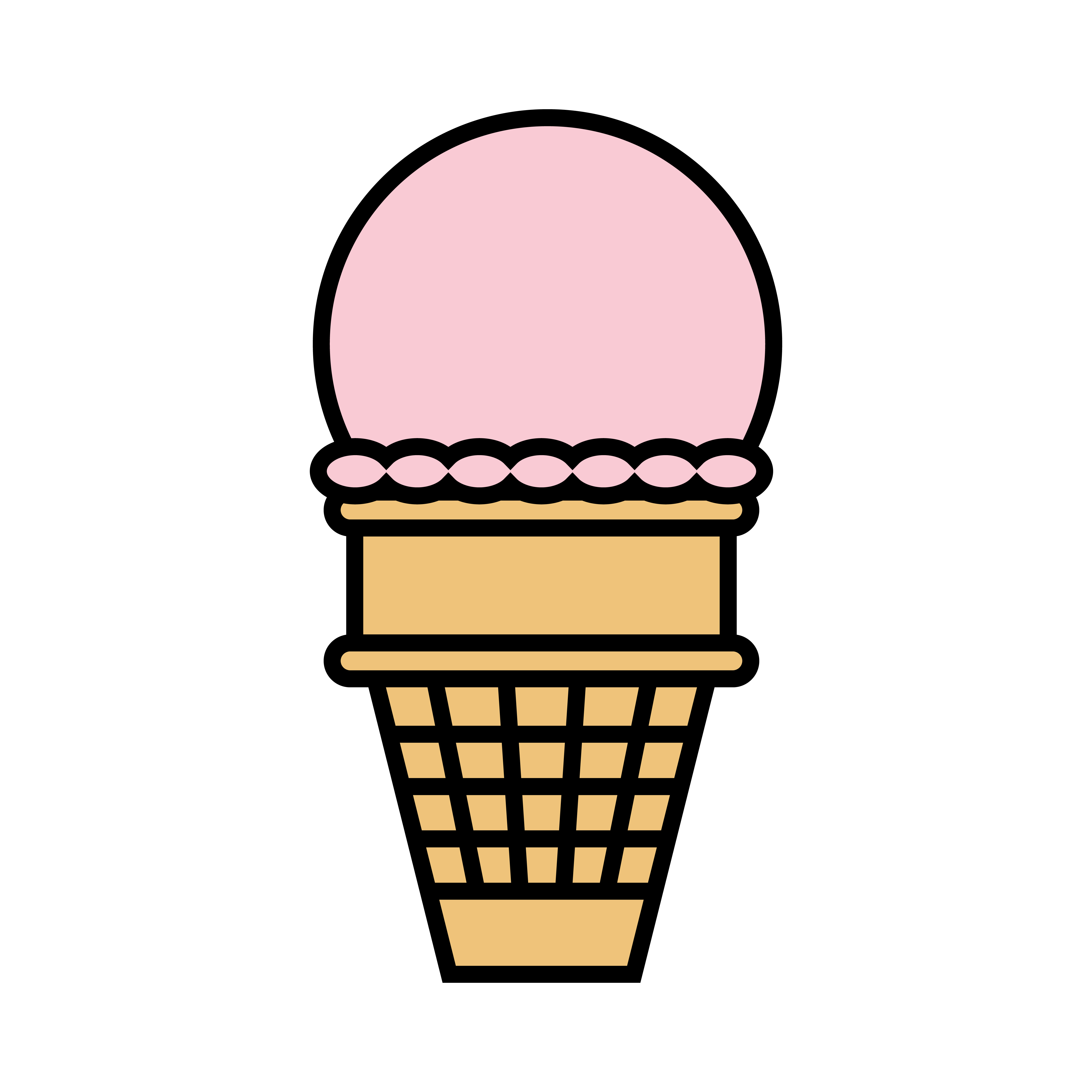 Ice Cream Cone vector icon 553357 Vector Art at Vecteezy