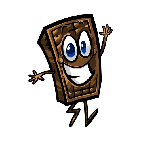 chocolate bar cartoon vector