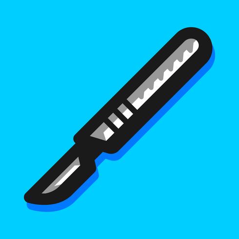 Medical Surgery Scalpel Tool vector