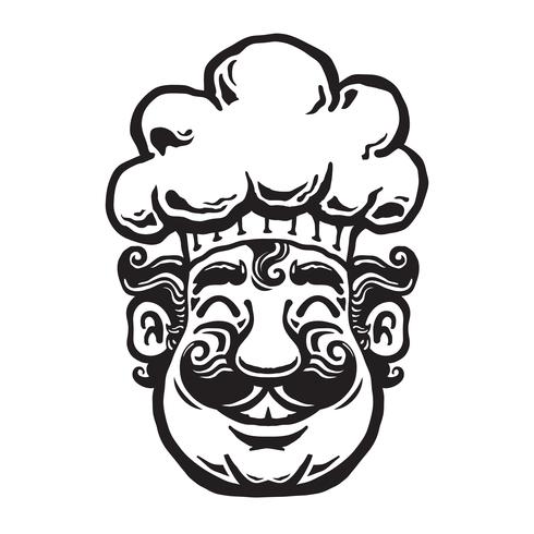 Smiling Chef Cartoon vector