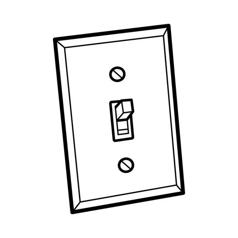 Lightswitch vector icon