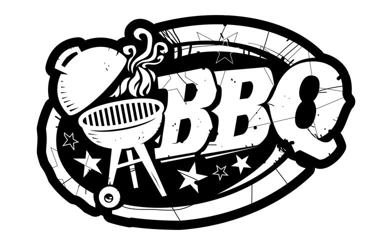 BBQ Grill vector icon