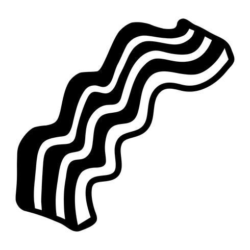 Bacon vector icon