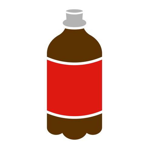 Botella de refresco de soda vector