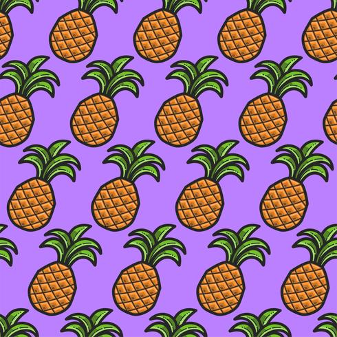 Fruta de piña vector