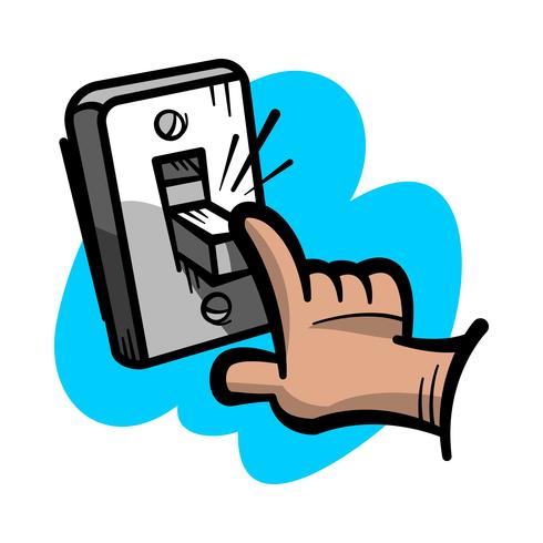 Lightswitch vector icon
