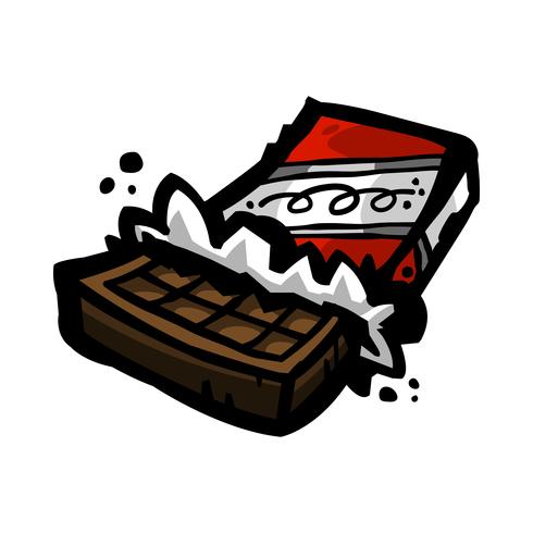 chocolate bar cartoon vector