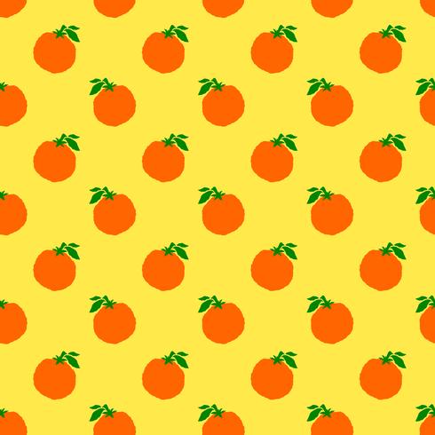 Ilustración de fruta naranja vector