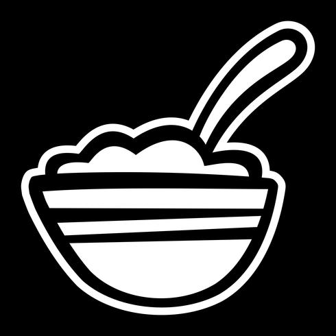Bowl of Cereal vector icon