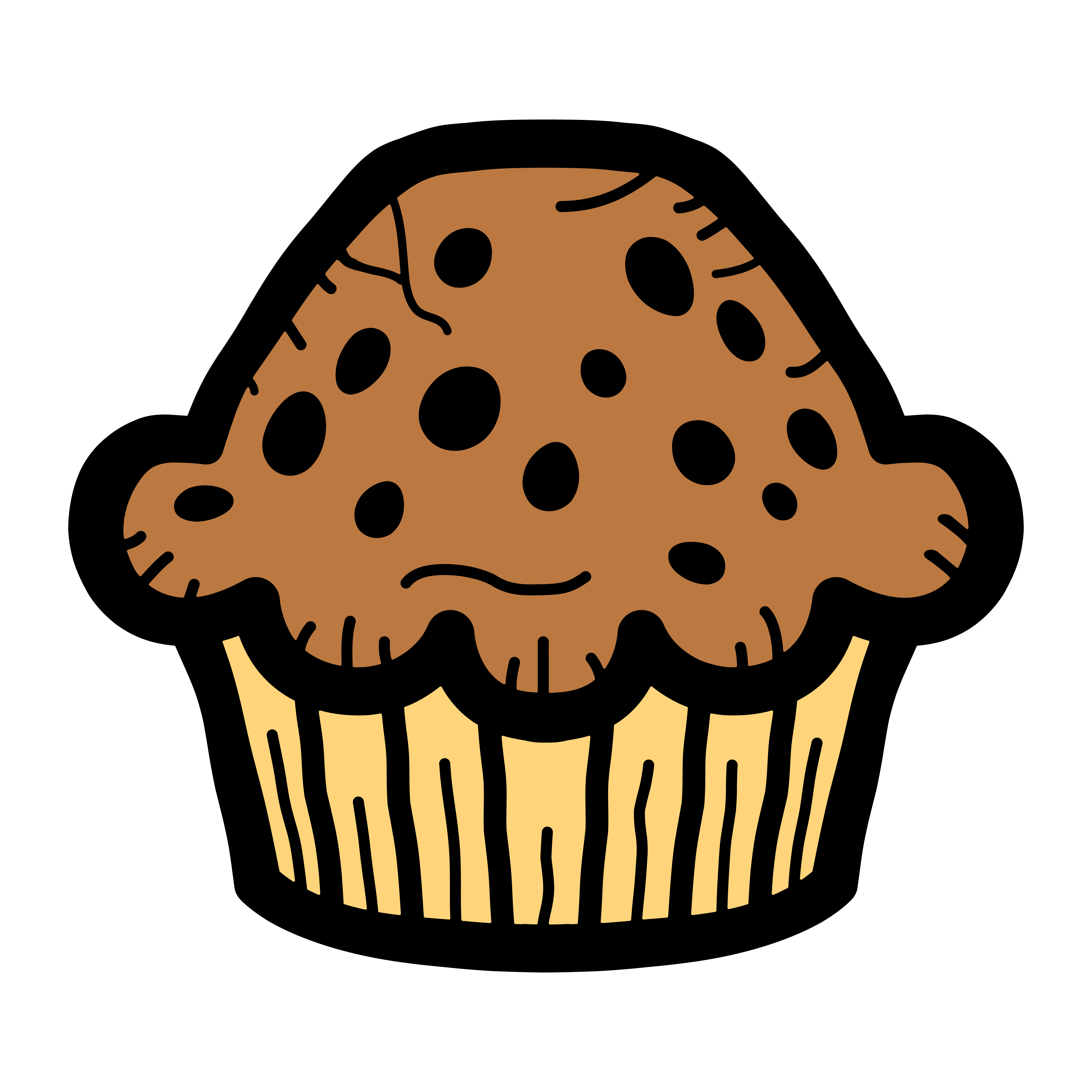 Muffin 553638 Vector Art at Vecteezy
