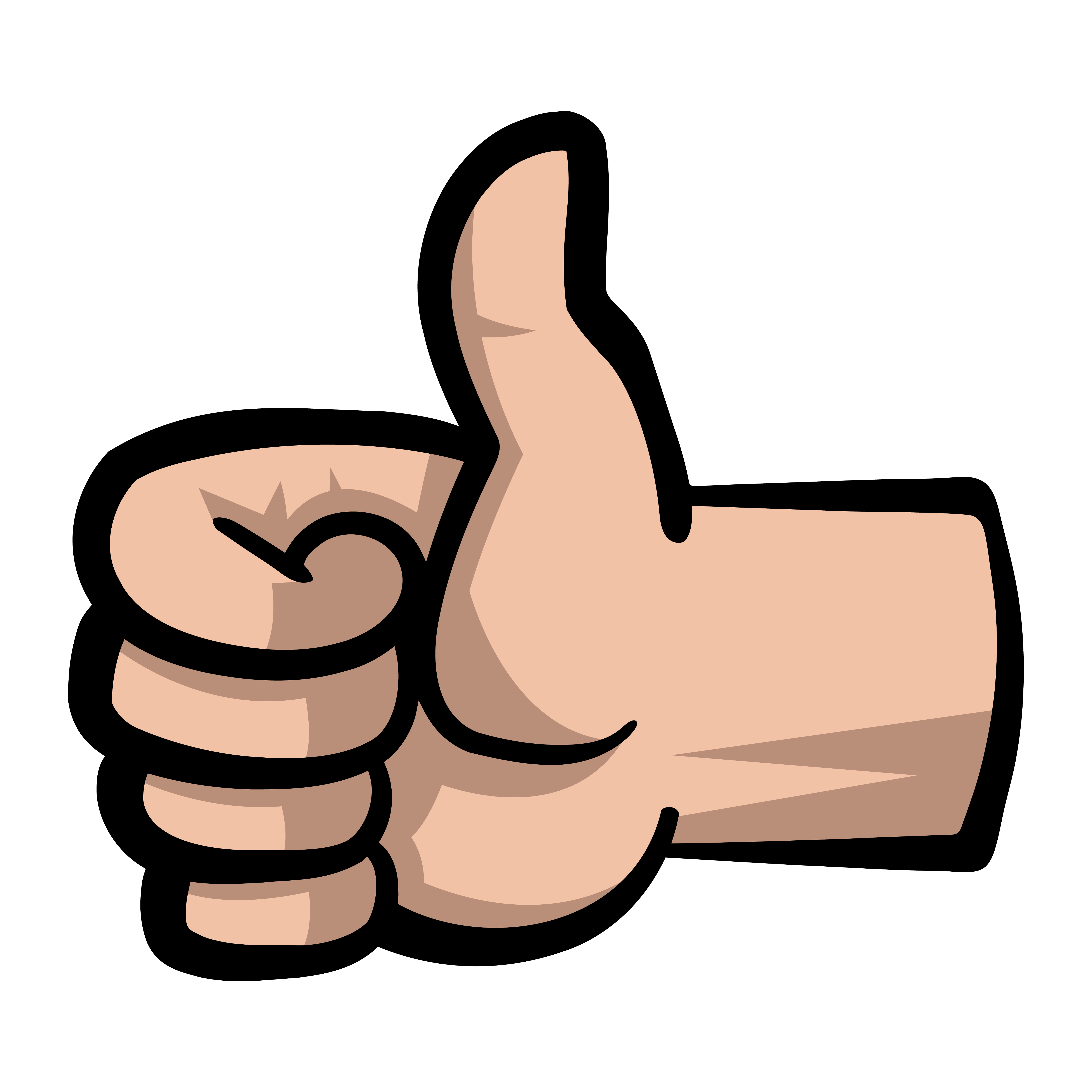 Cartoon Hand Thumbs Up Royalty Free Vector Image Images