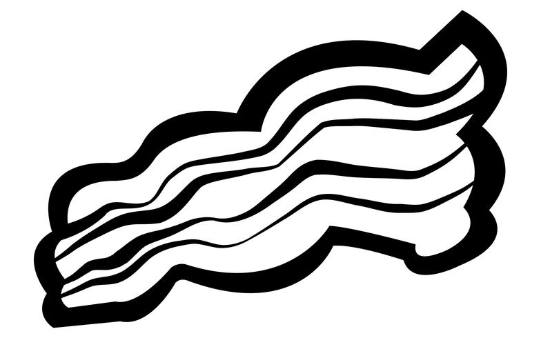 Bacon vector icon