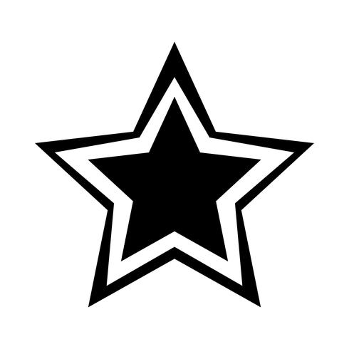 Icono de vector estrella