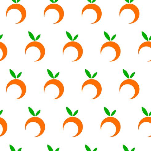 Ilustración de fruta naranja vector