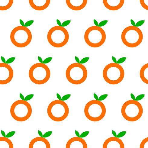 Ilustración de fruta naranja vector