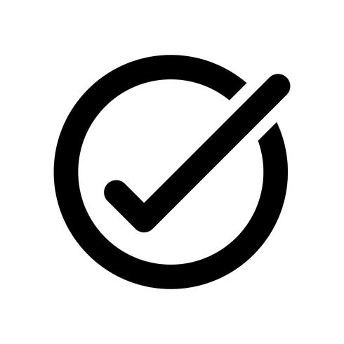 Check Mark Vector Icon