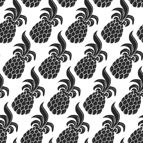 Fruta de piña vector