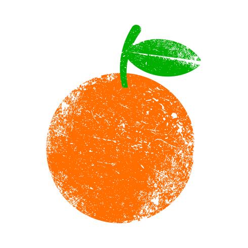 Ilustración de fruta naranja vector