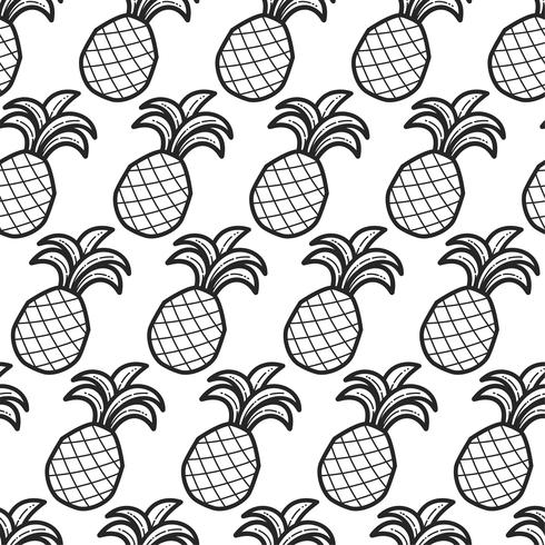 Fruta de piña vector