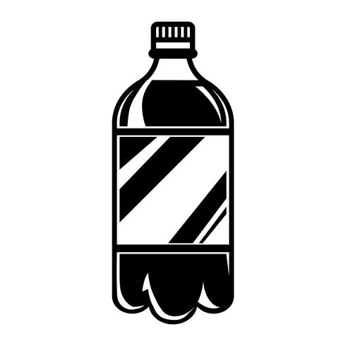 Botella de refresco de soda vector