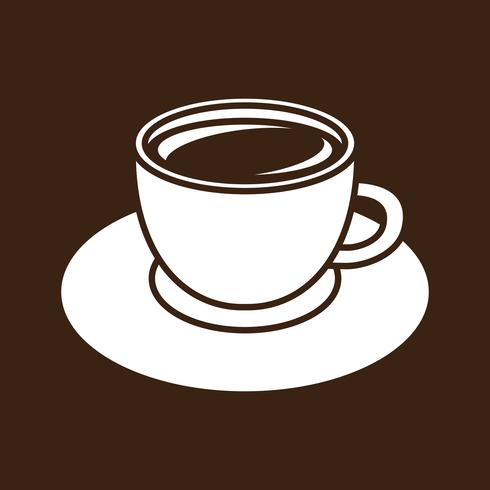 Icono de vector de bebida de café