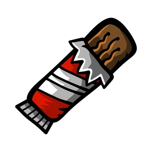 chocolate bar cartoon vector