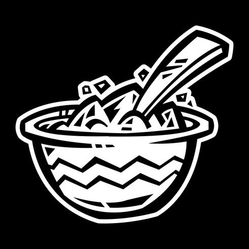 Bowl of Cereal vector icon